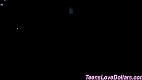 Real teen 18+ gets pov blowjob and facial from amateurs