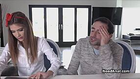 filling coed's tight ass