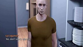 Teen licks milf's pussy in heart problem adult game!