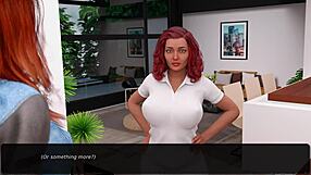 3D model of Elaine in a special yoga position in Where the heart is chapter 65.