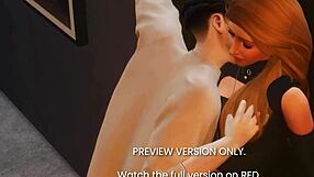 Emotional dinner date turns naughty in 3d hentai with celebrity scandal