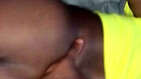 Big black booty bent over for massive cock doggystyle pounding