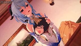 Genshin Impact's Bell Ganyu in 3D hentai video