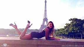 Melena Maria Rya Public Outdoor In Paris