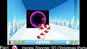 Hentai shooter 3D Christmas party with beautiful women