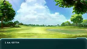 Princess with big tits engages in intense dirty talk with alien in anime hentai