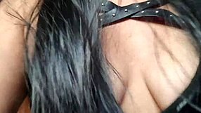 Beautiful Dominatrix Riding Cock Until It Explodes On Her Leg