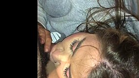 Making My Girlfriend Squirt Hard in the Car During a Wild Blowjob Session