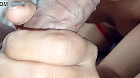 Close up of a homemade sex scene with an Indian village girl.