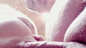 My husband's dick gets wild licking and creampie in plump amateur shop scene