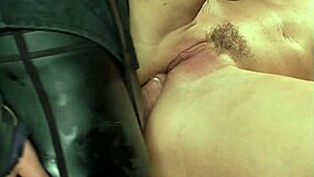 MILF slave enjoys BDSM threesome with deepthroat and anal sex