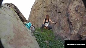 Redhead Horny Hiker Penny Pax Snatch Fucked Outdoors By Wild Hard Cock