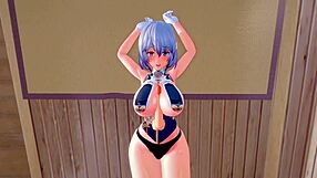 titty fuck with big tits and ass pov