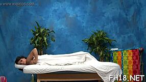 Undressed Teen Spreads Legs Wide, Wet Pussy Drilled Hard in Oiled Action