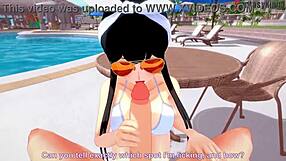 Wanna watch Yor Forger in bikini pool sex POV fantasy?