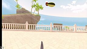 Loona plays hooky from boss in cartoon