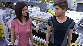 Stranded in Space 42 - Petite 18+ Superstar Gets Wild in Sexy Hentai Clash