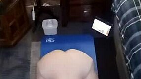 Hot mature Momma Vee does yoga in the morning!