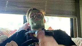 Hey, watch me stroke my cock during my skin care routine, Joshuaaalewisss on Instagram.