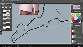 Just chilling with DarkCookie on Picarto for Summertime Saga 720p.