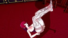 i luv dat 3d hentai big ass big tits sex, she ride and squirt orgasm!