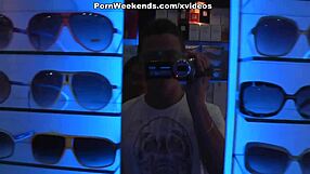 Watch The Brunette Blow His Cock On Holiday!