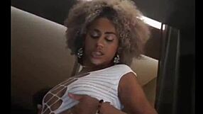 two brazilian black amateurs dance and show wet pussies celebrating new year.