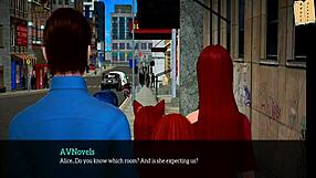 Milf Brunette Fucks Big Ass In 3D Hentai