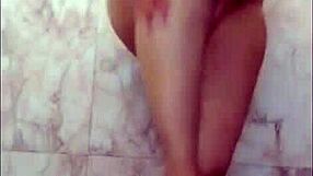 hindi hot girl fingering herself wild in the bathroom