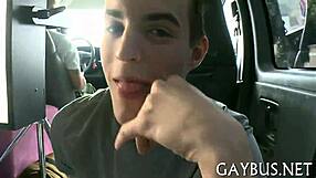 Gay men engage in sexy sexual activities