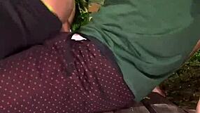Public gay cruising in the park leads to hot bareback sex