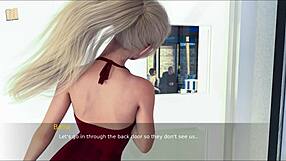 Blonde Amateur Makes Homemade Hentai Video