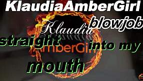 Horny Milf Klaudiaamergirl Delivers Intense Blowjob, Mouthful Of Cum