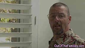 that real ebony stepdaughter masturbating and getting a facial