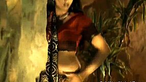 Indian Brunette Boldly Undresses and Dances in Intense Striptease Teasing