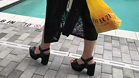 i'm a milf showing off in sheer bikini at the pool