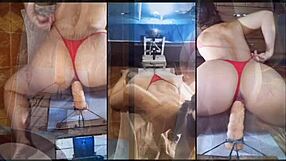 Slut Undresses And Rips Clothes For POV Assfucking Compilation!