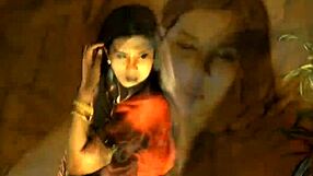 Indian Brunette Boldly Undresses and Dances in Intense Striptease Teasing