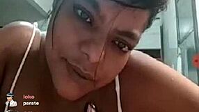 brazilian bbw does a fun teaser on webcam for the third time.