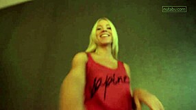 perky blonde girlfriend riding in pov hardcore