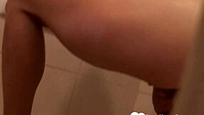 Beauty In The Shower Pleasures Herself Quietly