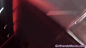 i lick the busty teen's pussy in pov lesbian action