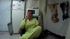 What surprise hides in his ass?