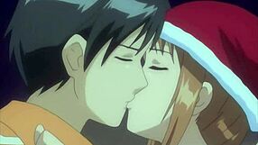 Christmas with step-sister goes wild in uncut hentai
