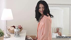 Petite 18+ teen’s tight pussy and tiny anal stretched hard