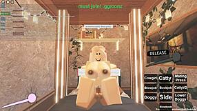 Roblox game used for porn with big tits and doggystyle action