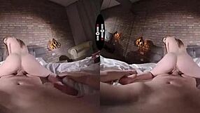 Blowjob in Dark Room VR with Big Tits