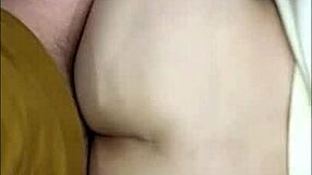 30s couple fucks raw in living room