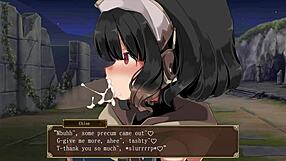 dark of chloe in an anime hentai game