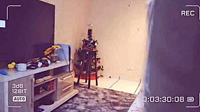 dona de casa welcomes the naughty repairman for outdoor fun.